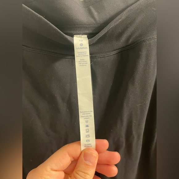 Lululemon black capris - Picture 2 of 3